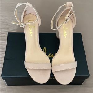 NEW: LuLu’s suede heel